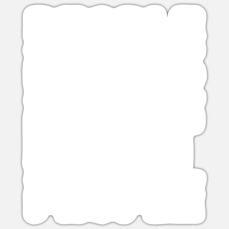 Boucher Boucher Boucher Boucher - Sticker taille S (10 x 10 cm) - blanc mat