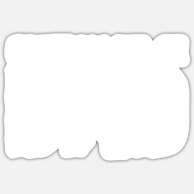 Griffon Belge Papa - Sticker taille S (10 x 10 cm) - blanc mat