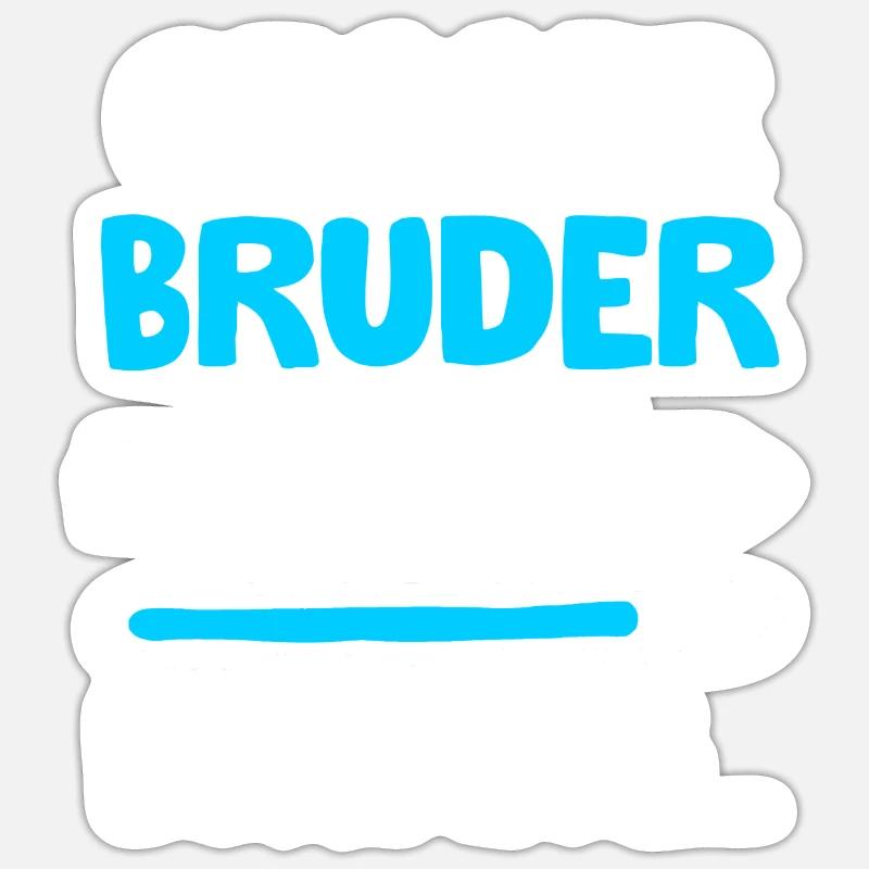 Ich werde Großer Bruder 2023 Loading Geschenk Sticker Größe S (10 x 10 cm)