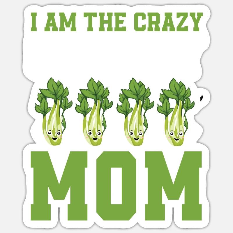 Celery Mama - Sticker size S (10 x 10 cm) - white matte