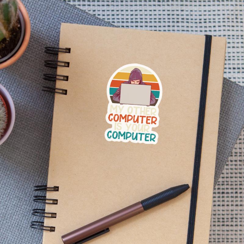 Programmer Geek Computer Programming Coder L Sticker size S (10 x 10 cm)