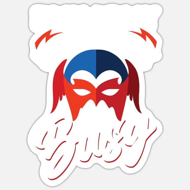 Facile Peasy Incroyable Occupé - Sticker taille S (10 x 10 cm) - blanc mat