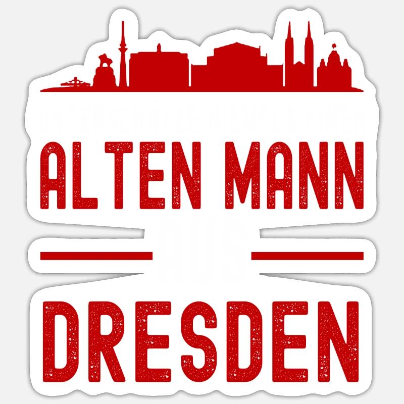 Dresden Sticker Größe S (10 x 10 cm)