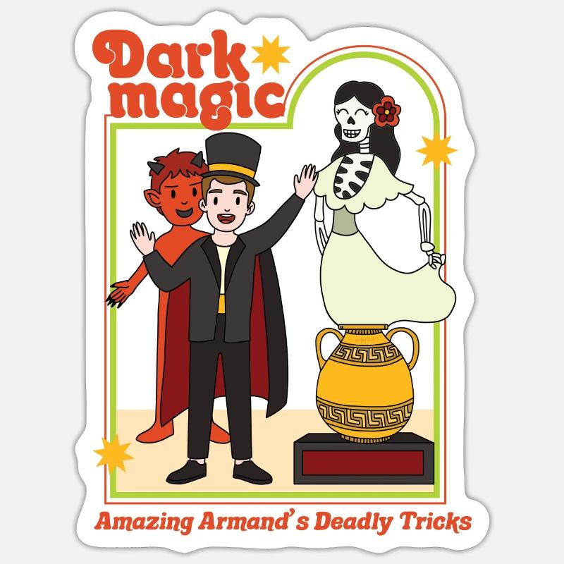 Dark Magic - Amazing Armand's Deadly Tricks Sticker size S (10 x 10 cm)