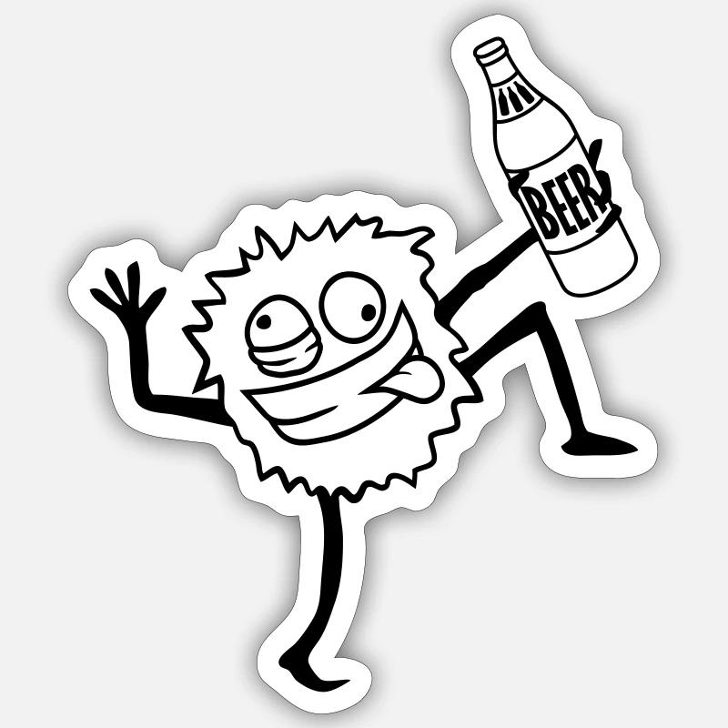 Sticker Größe S (10 x 10 cm) - 