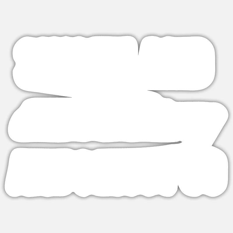 Swaziland - Sticker taille S (10 x 10 cm) - blanc mat