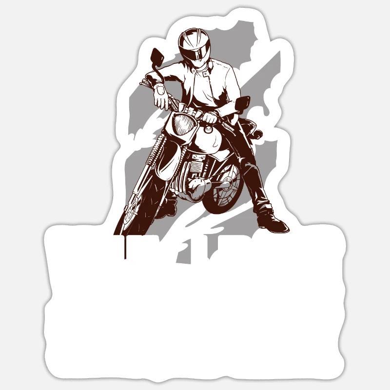 Why I Ride Because Playing Golf Requires One Ball Sticker Größe S (10 x 10 cm)