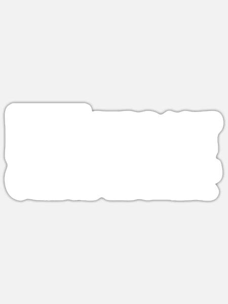 Kein Support Ohne Ticket - Lustiger Spruch IT - Sticker Größe S (10 x 10 cm) - Mattweiß