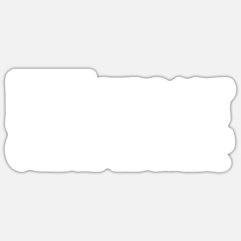 Kein Support Ohne Ticket - Lustiger Spruch IT - Sticker Größe S (10 x 10 cm) - Mattweiß
