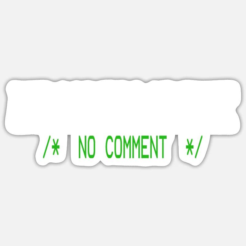 Lustiger Programmierer Humor - Coding Secret No Sticker Größe S (10 x 10 cm)