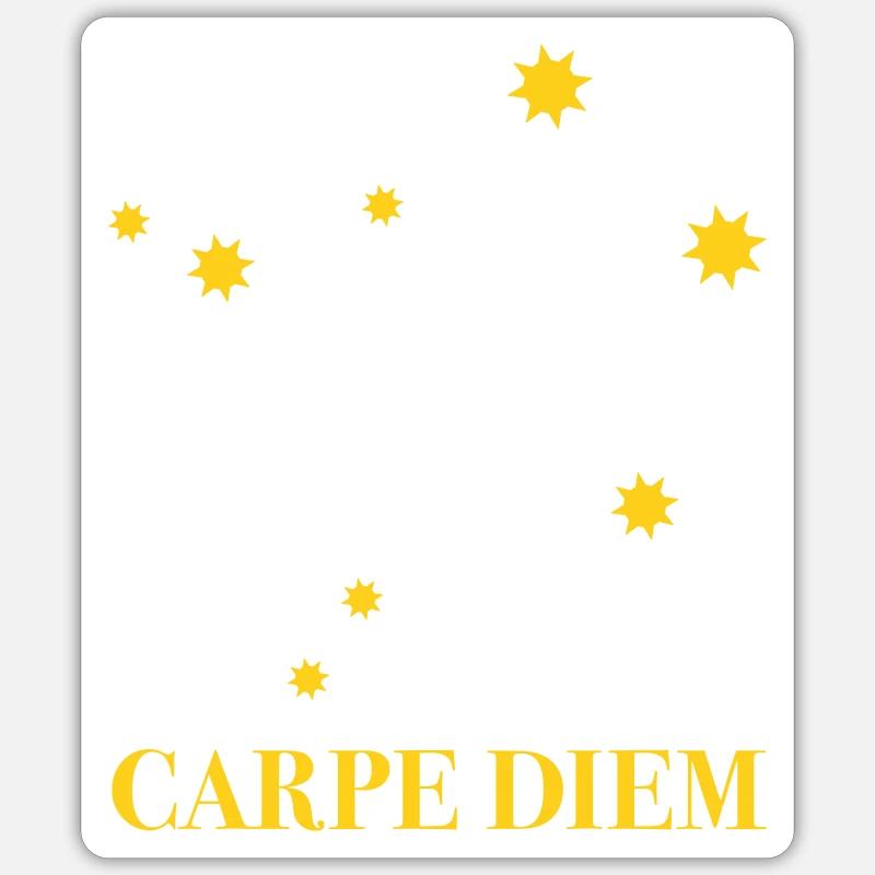 Carpe Diem used the day constellation Libra Libra Ode Sticker size S (10 x 10 cm)