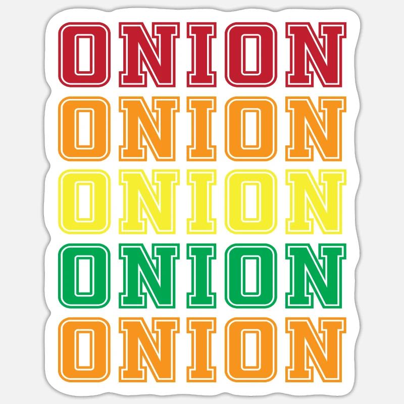 Oignon Sticker taille S (10 x 10 cm)