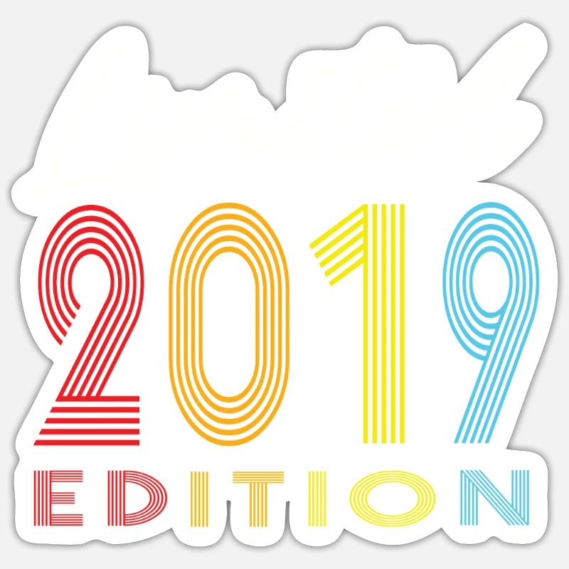 Limited Edition 2019 - Sticker Größe S (10 x 10 cm) - Mattweiß
