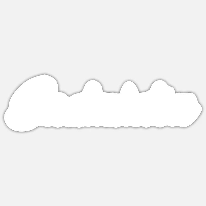 BADMINTON CURSIVE TEXT NOVELTY HOBBY Sticker size S (10 x 10 cm)