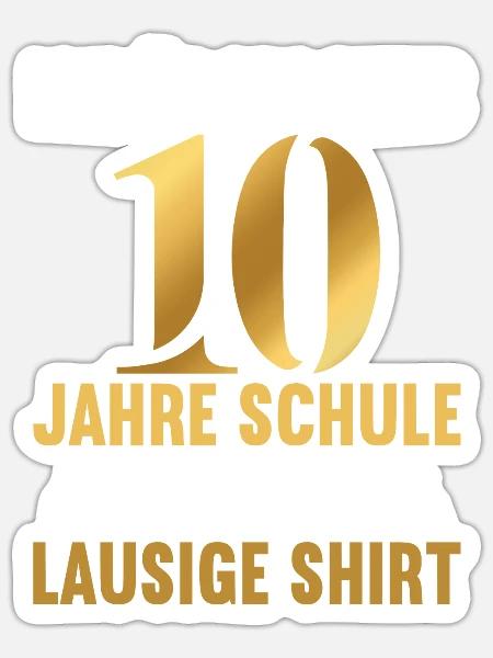 Realschule bestanden Realschulabschluss 2022 - Sticker Größe S (10 x 10 cm) - Mattweiß