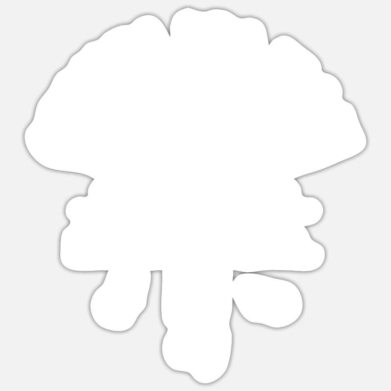 COCHON D’INDE MAMAN - Sticker taille S (10 x 10 cm) - blanc mat