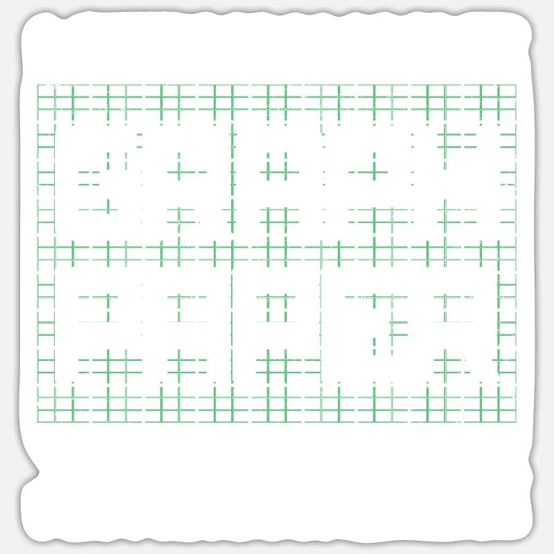 Funny Math Art Mathematics Student Math Lover Fun Sticker size S (10 x 10 cm)