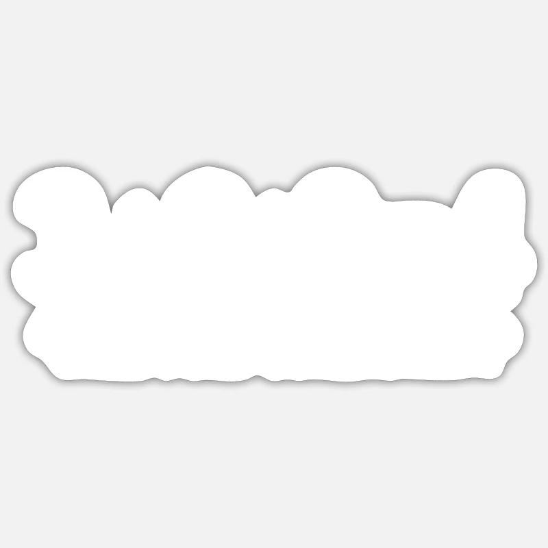 Drôle de formule mathématique, Cris confus, Nerd, Geek - Sticker taille S (10 x 10 cm) - blanc mat
