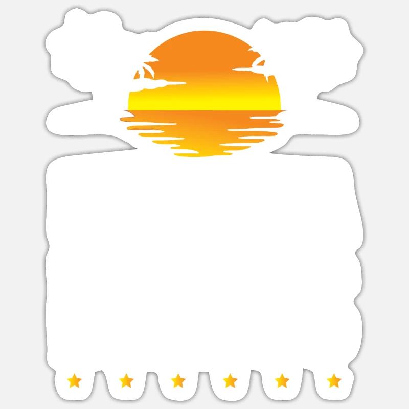 Marbella Mode - Sticker taille S (10 x 10 cm) - blanc mat
