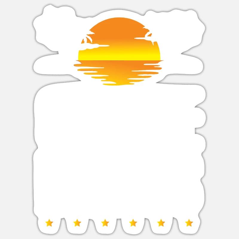 Mode Grèce - Sticker taille S (10 x 10 cm) - blanc mat