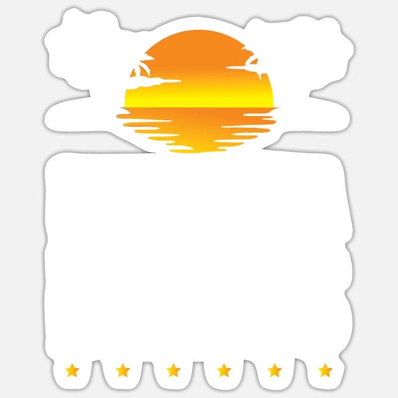 Mallorca Modus - Sticker Größe S (10 x 10 cm) - Mattweiß