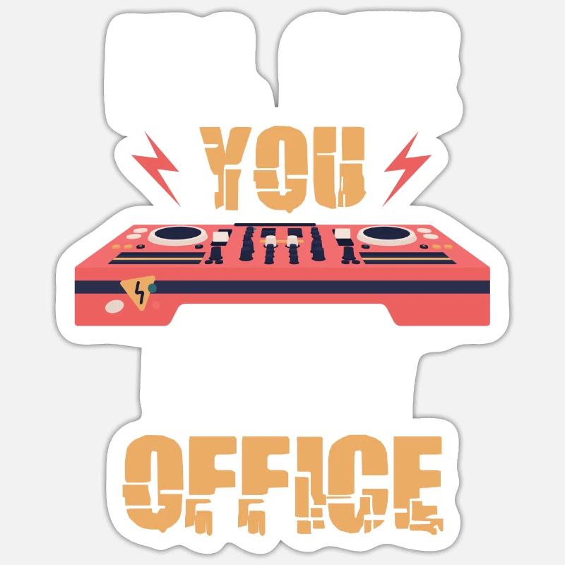 Tontechniker Sound Audio Engineer Sticker size S (10 x 10 cm)