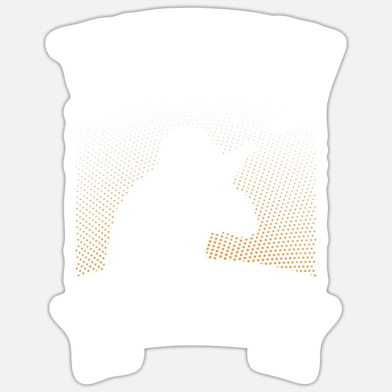 Tontauben Flüsterer - Sticker Größe S (10 x 10 cm) - Mattweiß