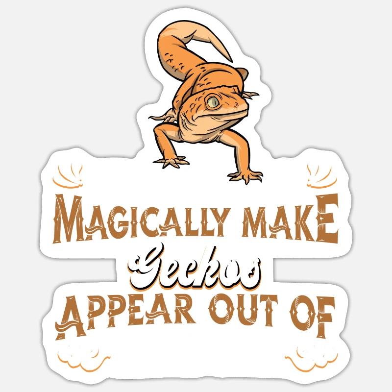 Gecke Echse Reptil Eidechse Lizard Sticker Größe S (10 x 10 cm)