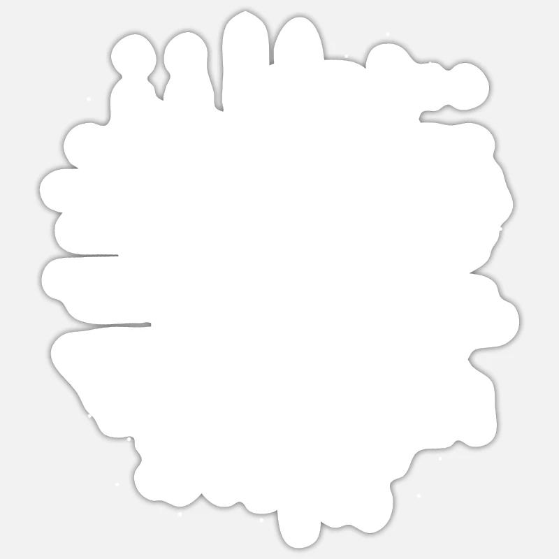 Sternbild Squirrel Constellation Squirrel - Sticker Größe S (10 x 10 cm) - Mattweiß