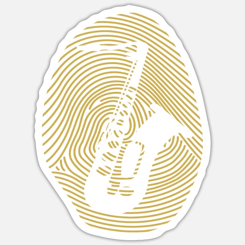 Conception de saxophone - Sticker taille S (10 x 10 cm) - blanc mat