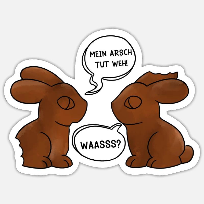 Chocolate Sticker size S (10 x 10 cm)