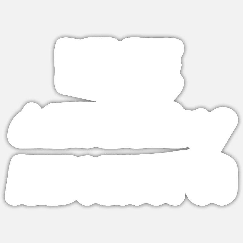 Belize - Sticker Größe S (10 x 10 cm) - Mattweiß