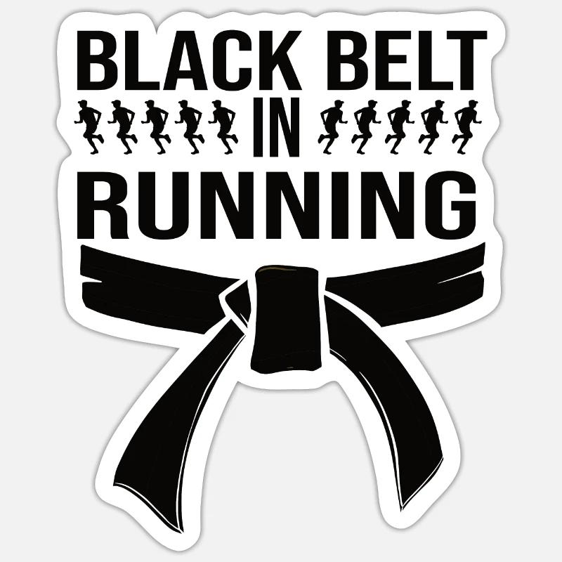 Marathon - Sticker taille S (10 x 10 cm) - blanc mat