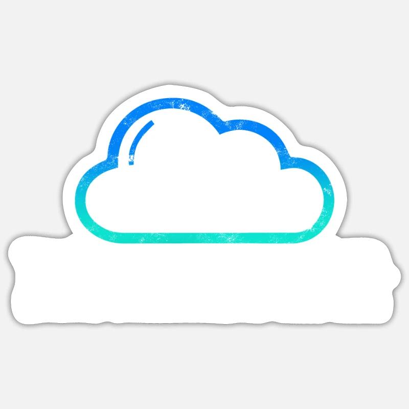 Il n’y a pas de nuage, c’est juste quelqu’un d’autre - Tech - Sticker taille S (10 x 10 cm) - blanc mat