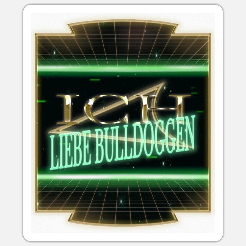 zitat geburtstagsgeschenkidee bluthund Sticker Größe S (10 x 10 cm)