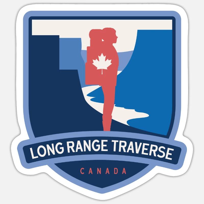 Long Range Traverse – Canada Sticker size S (10 x 10 cm)