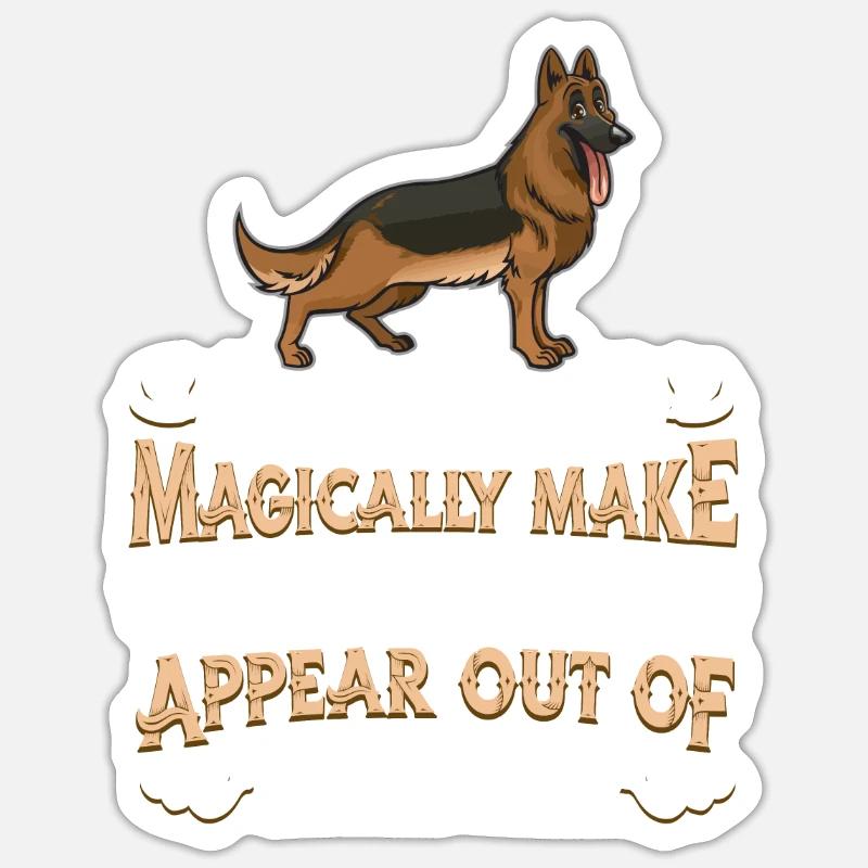 Deutscher Schäferhund German Shepherd Sticker size S (10 x 10 cm)