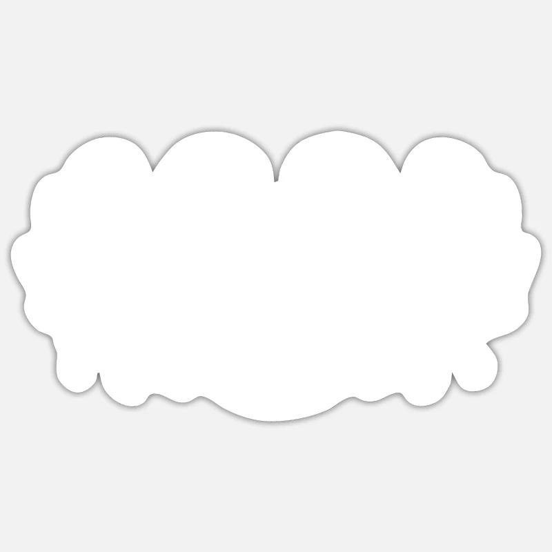 Équipe Bride - Sticker taille S (10 x 10 cm) - blanc mat