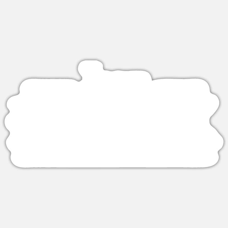 Équipe Bride - Sticker taille S (10 x 10 cm) - blanc mat