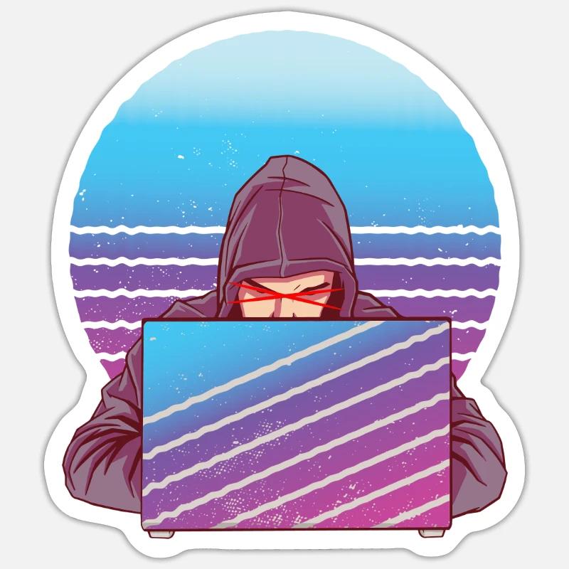 Funny Programmers Debugging Code Nerd Fun Lie Sticker size S (10 x 10 cm)