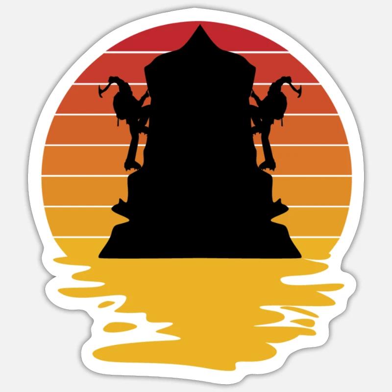 Eiskletterer Eisklettern Sportler Eis Klettern Sticker Größe S (10 x 10 cm)
