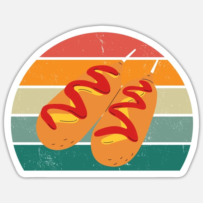 Metzger Fleischer Wurst rind Fleischerei Fleisch Sticker Größe S (10 x 10 cm)