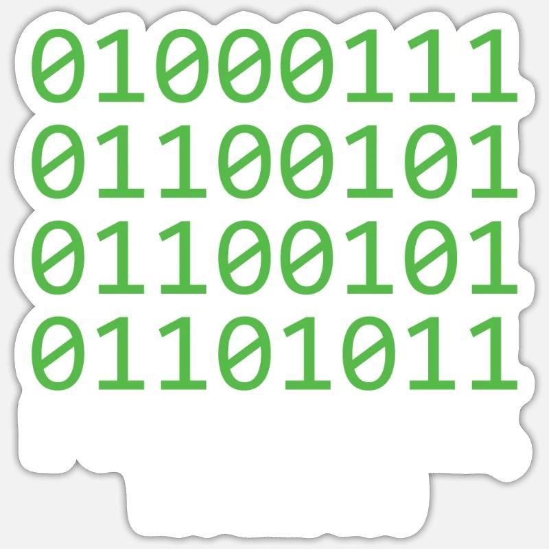 Programmierer Coder Software Entwickler Sticker Größe S (10 x 10 cm)