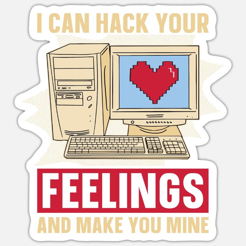 Programmierer Coder Software Entwickler - Sticker Größe S (10 x 10 cm) - Mattweiß