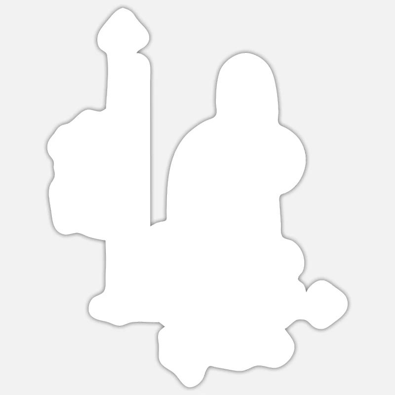 Math Duck Rabbit Mathematics Lessons Fun Sticker size S (10 x 10 cm)