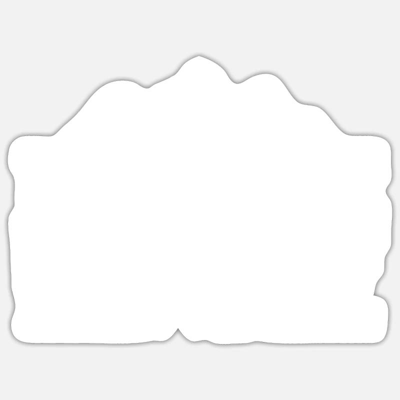 E-Bike Berg oder Tal ist mir egal Pedelec E-Bike - Sticker Größe S (10 x 10 cm) - Mattweiß
