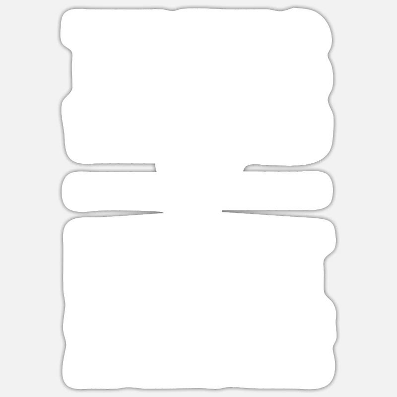 Pfifferling Jäger - Sticker Größe S (10 x 10 cm) - Mattweiß