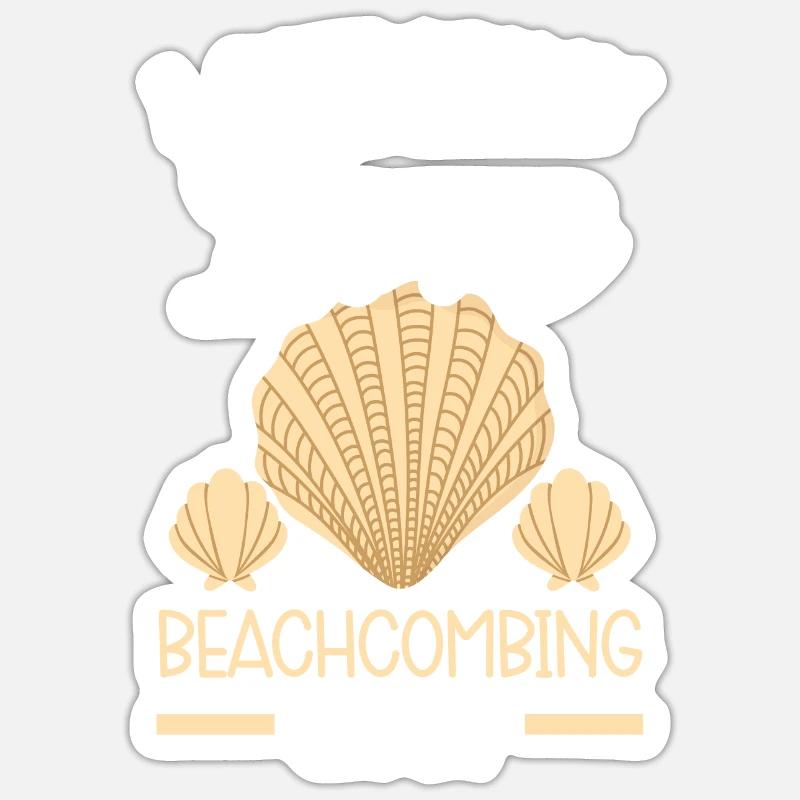 J’adore vraiment Beachcombing ok Beachcomber Sticker taille S (10 x 10 cm)