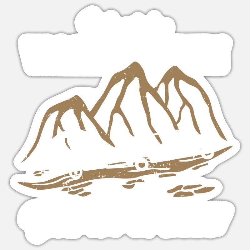 Ich ziehe Wohnwagen - Sticker Größe S (10 x 10 cm) - Mattweiß