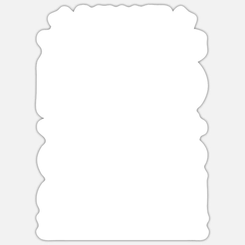 Titel - Sticker Größe S (10 x 10 cm) - Mattweiß